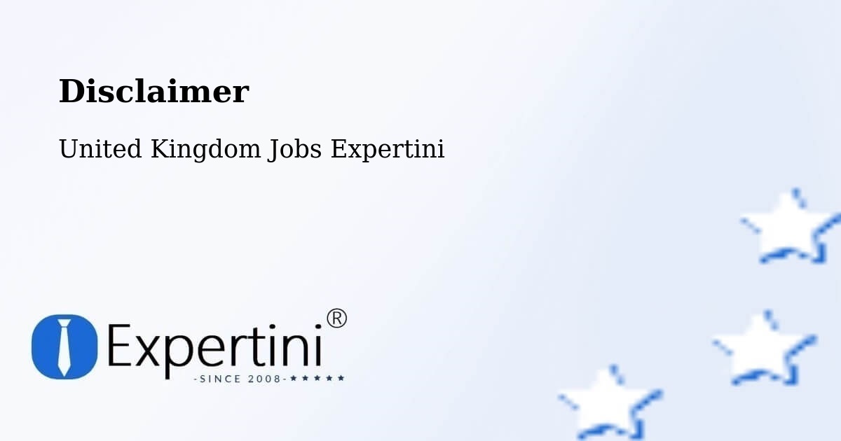 Disclaimer – Rugby - United Kingdom Jobs Expertini